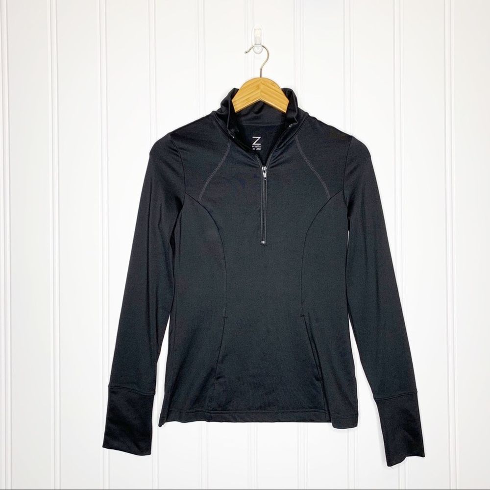 Z by Zella Black Half Zip Long Sleeve Size XS